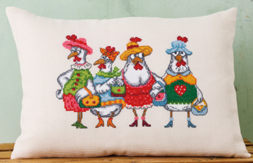 Chick-o-Holics Cushion / Permin / 834123