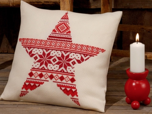 Christmas Pattern - Cushion / Permin / 837642