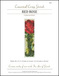 Red Rose (Bookmark Chart) / Art Of Stitch, The