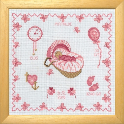 Mathilde - Birth Announcement / Permin / 929145