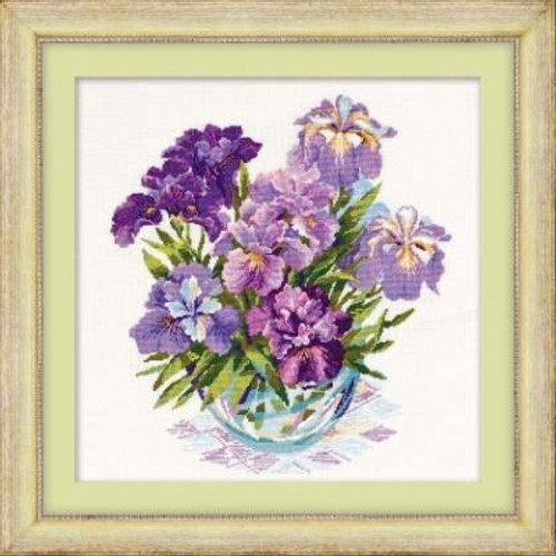 Irises in Vase / RIOLIS / RL1071