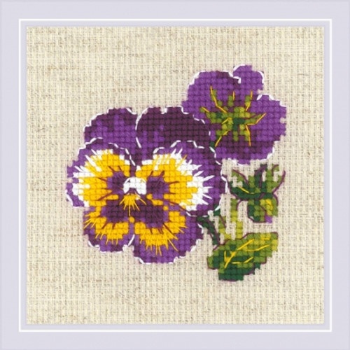 Pair of Pansies / RIOLIS / RL1857