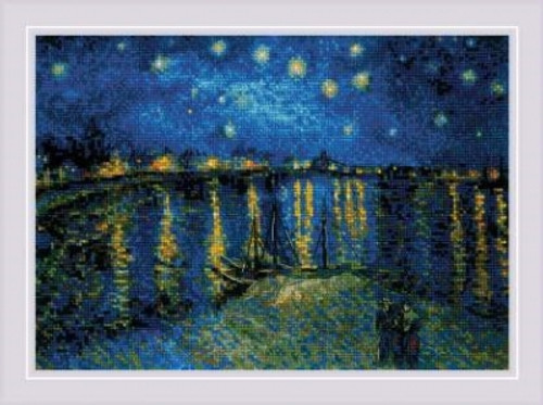 Starry Night Over the Rhone after Van Gogh's Painting / RIOLIS / RL1884