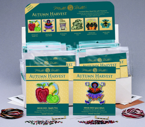 -Autumn Harvest Ornament Kits 2024 / Mill Hill / MH182420