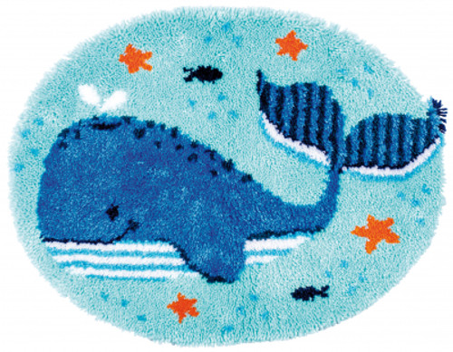 Whales Fun - Latch Hook - Rug / Vervaco / PNV191853 Whales Fun - Latch Hook - Rug / Vervaco / PNV191853