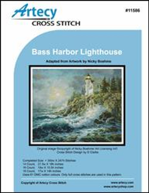 Bass Harbor Lighthouse - #11586-Artl / Artecy Cross Stitch