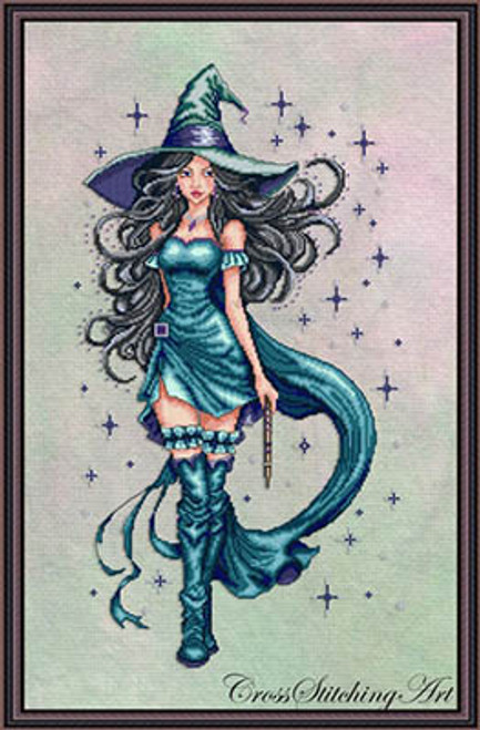 Celestia The Enchantress / Cross Stitching Art