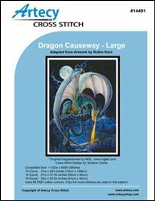 Dragon Causeway (Large) - #14491-Mgl / Artecy Cross Stitch