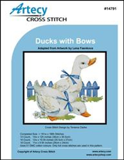 Ducks With Bows - #14791-Lf / Artecy Cross Stitch