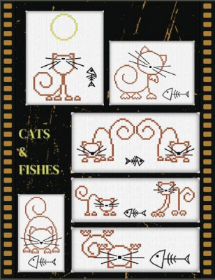 Cats & Fishes / Alessandra Adelaide Needleworks