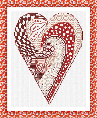 Doodle Heart / Alessandra Adelaide Needleworks