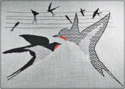 Protect Swallows / Alessandra Adelaide Needleworks