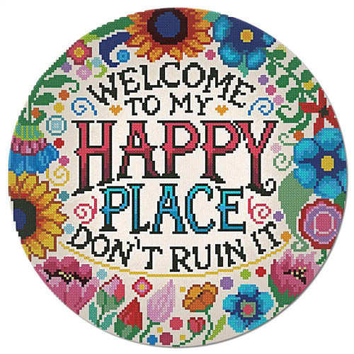 Welcome To My Happy Place / Alessandra Adelaide Needleworks