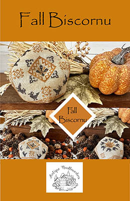 Fall Biscornu / Antique Needleworkers