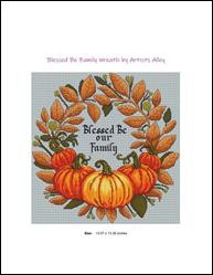 Blessed Be Family Wreath / Artists Alley