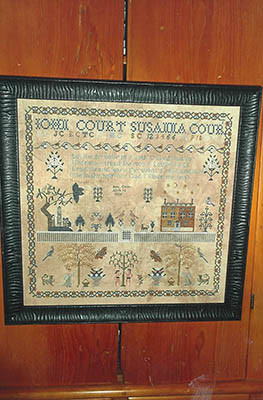 Ann Court 1835 Sampler / Chessie & Me