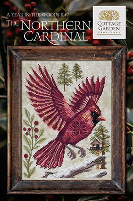 Northern Cardinal 7 - Year InThe Woods II / Cottage Garden Samplings