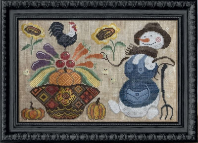 The Farmer (8/12) - The Snowman Collector Series / Cottage Garden Samplings