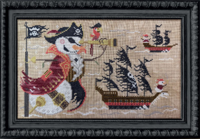 The Pirate (9/12) - The Snowman Collector Series / Cottage Garden Samplings