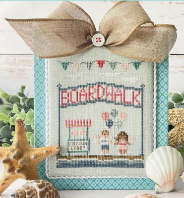 Boardwalk Sign (4/7) - Beach Board Walk / Country Cottage Needleworks