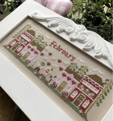 February Mini Village - Monthly Mini Village Series (2/12) / Country Cottage Needleworks