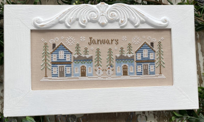 January Mini Village - Monthly Mini Village Series (1/12) / Country Cottage Needleworks