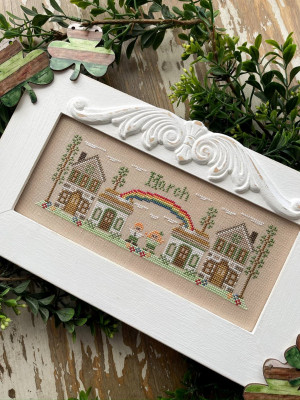 March Mini Village - Monthly Mini Village Series (3/12) / Country Cottage Needleworks