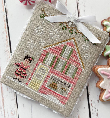 Spanish Chocolate Shop (8/11) - Nutcracker Village / Country Cottage Needleworks
