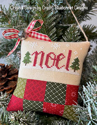 Noel Ornament / Crafty Bluebonnet Designs