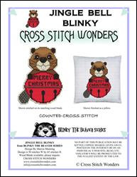 Blinky The Beaver Series - Jingle Bell Blinky / Cross Stitch Wonders