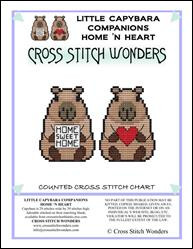 Capybara Companions - Home And Heart / Cross Stitch Wonders