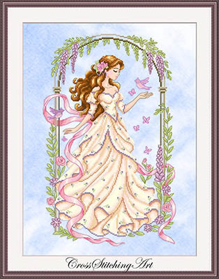 Florienne, The Fluttering Charm / Cross Stitching Art