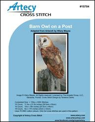 Barn Owl On A Post - 15704-Ansada / Cross-Point Designs