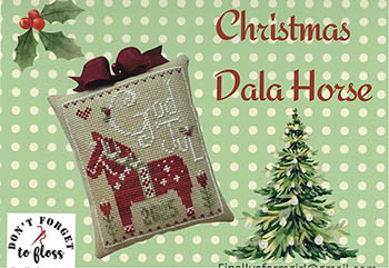 Christmas Dala Horse / Finally A Farmgirl Designs
