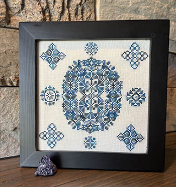 Birthstone Quaker Series - Sweet Sapphire / From The Heart Needleart