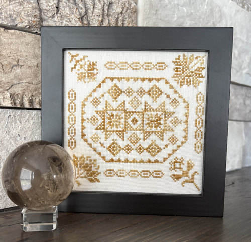 Birthstone Quaker Series - Timeless Topaz / From The Heart Needleart