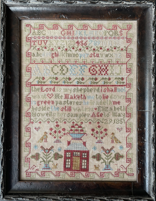 Elizabeth Howells - 1851 / From The Heart Needleart