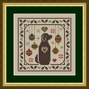 Dog Days: Dog With Holly And Ornaments - Christmas / Happiness Is Heartmade