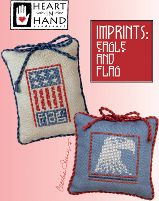 Imprints: Eagle & Flag / Heart In Hand Needleart