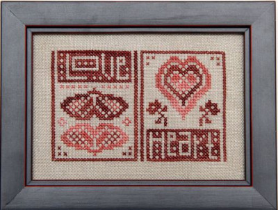 Imprints: Love & Heart / Heart In Hand Needleart