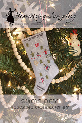 Snow Day Stocking Ornament / Heartstring Samplery
