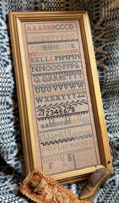 Maria - A British Marking Sampler Reproduction Sampler / Homespun Elegance Ltd