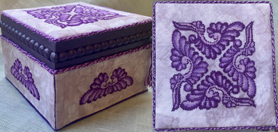 Purple Glory Box Top  / Keslyn's