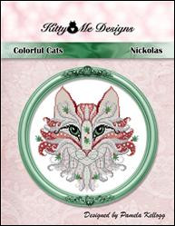 Colorful Cats Nickolas / Kitty & Me Designs