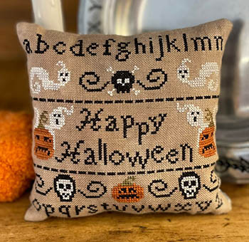 Happy Halloween Sampler Pillow / Mani Di Donna