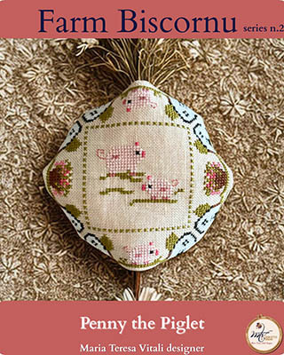 Penny The Piglet Biscornu / MTV Designs