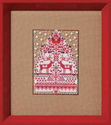 Red Tree Christmas Fair Isle Red Collection / Nora Corbett