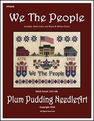 We The People / Plum Pudding Needleart