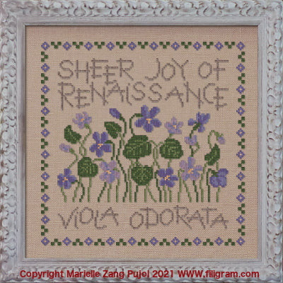 Viola Odorata / Filigram