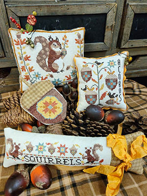 Acorn Thieves / Quaint Rose Needle Arts